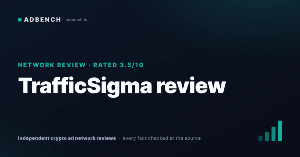 TrafficSigma review