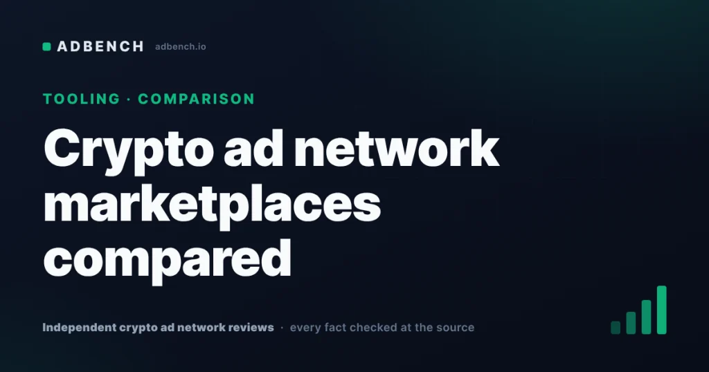 Crypto ad network marketplaces compared: Coinzilla, Cointraffic, A-ADS and Bitmedia